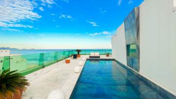 Condomínio Condomínio do Edifício Estrela Dalva - Av. Atlântica, Praia de Copacabana Cobertura de Luxo para Venda com 950m² 5 Suítes 2 Vagas Portaria 24hs - MQCO50026