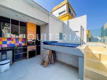 Excepcional Cobertura Triplex completamente reformada, mobiliada e planejada por Arquiteto em Copacabana. - MQCO20037