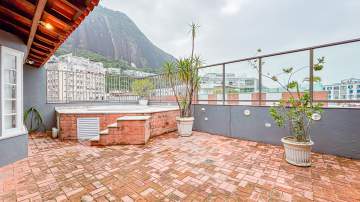 Raro - Cobertura clássica de 3 quartos com piscina e vista Lagoa! - MQCO30133