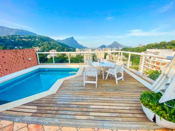 Espetacular - Cobertura à venda Rua Marquês de São Vicente,Rio de Janeiro,RJ Gávea - R$ 4.700.000 - MQCO30144