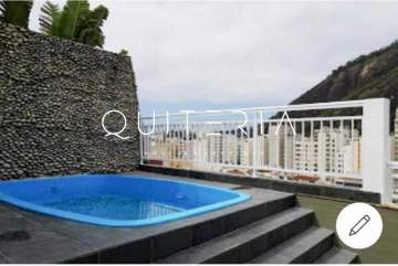 Cobertura duplex à venda 4 quartos 3 suítes 2 vagas portaria 24h totalmente reformada terraço com piscina Figueiredo Magalhães Copacabana Bairro Peixoto - MQCO40181