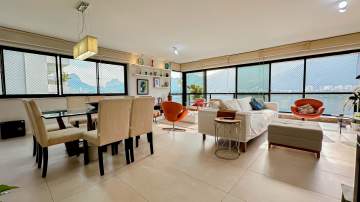 Excelente apartamento com vista espetacular para a Lagoa e Cristo Redentor. - MQAP40714