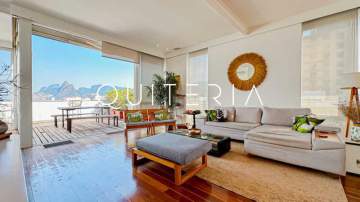 Espetacular - Cobertura duplex à venda vista panorâmica terraço varanda 3 quartos 1 suíte 2 vagas playground portaria 24h Joaquim Nabuco Ipanema - MQCO30244