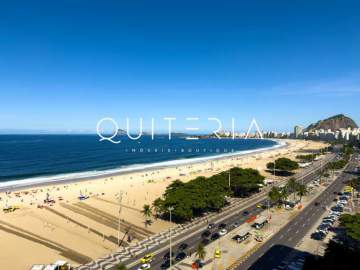 Espetacular - Cobertura Copacabana Avenida Atlântica piscina aquecida 4 suítes 2 vagas,561 m² - MQCO40234