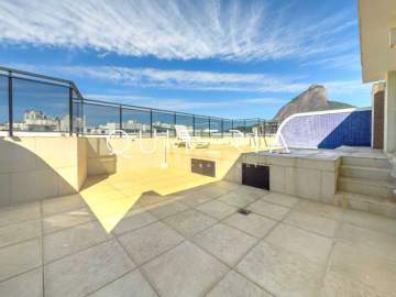 Espetacular - Cobertura à venda no Leblon 457m² 4 quartos 3 suítes 4 vagas - MQCO40247
