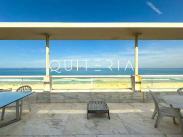 Imperdível - Apartamento com amplo Terraço Frontal Mar para Venda Av. Vieira Souto com 212m² 4 Quartos Portaria 24hs 1 Vaga - MQAP40841