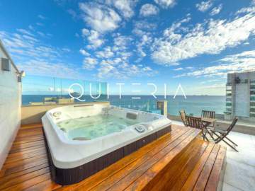 Cobertura reformada em Ipanema Rua Francisco Otaviano com vista para praia de ipanema, 2 quartos, 1 suíte, jacuzzi, churrasqueira, 2 vagas - MQCO20082