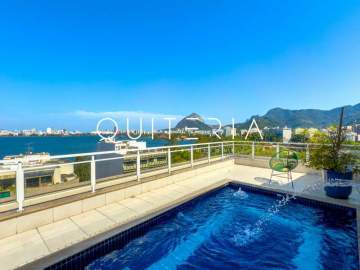 Incrível cobertura de 443m2 linear e 360° de vista no Jardim Botânico. - MQCO30294