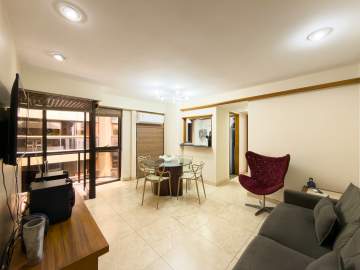 Flat para Locação e Venda na Av. Vieira Souto Posto 10 com 80m² 2 Suítes Portaria 24hs - MQFL20046