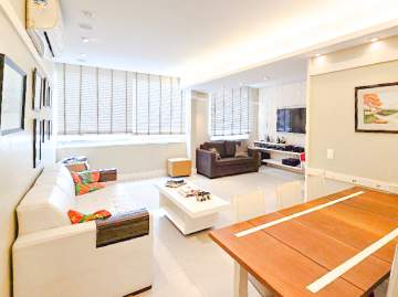 Apartamento no Leblon na Primeira Quadra Original 2 quartos com vaga - MQAP20480