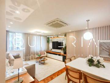 Espetacular - Apartamento à venda totalmente reformado 3 quartos 1 suíte 1 vaga portaria 24h Visconde de Pirajá Ipanema quadrilátero - MQAP31672