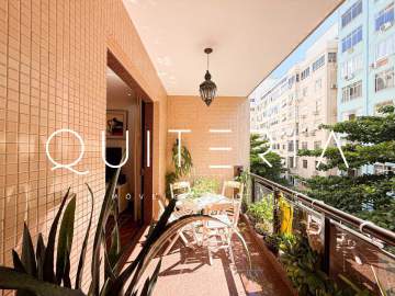 Espetacular - Apartamento à venda varanda 3 suítes 1 vaga portaria 24h Domingos Ferreira Copacabana Posto 4 - MQAP31754