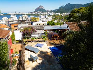 Casa duplex a venda no Jardim Botânico, Rua Eng. Alfredo Duarte, 6 quartos, 1 suíte, 3 vagas - MQCA60013