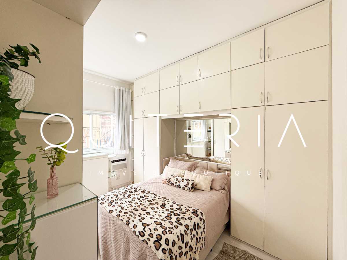 Conheça 2 quartos 1 suíte 1 vaga 24h do imóvel - Apartamento à venda totalmente reformado 2 quartos 1 suíte 1 vaga portaria 24h ideal para Airbnb Barão da Torre Ipanema - MQAP20583 - 14 2 quartos 1 suíte 1 vaga 24h - 14