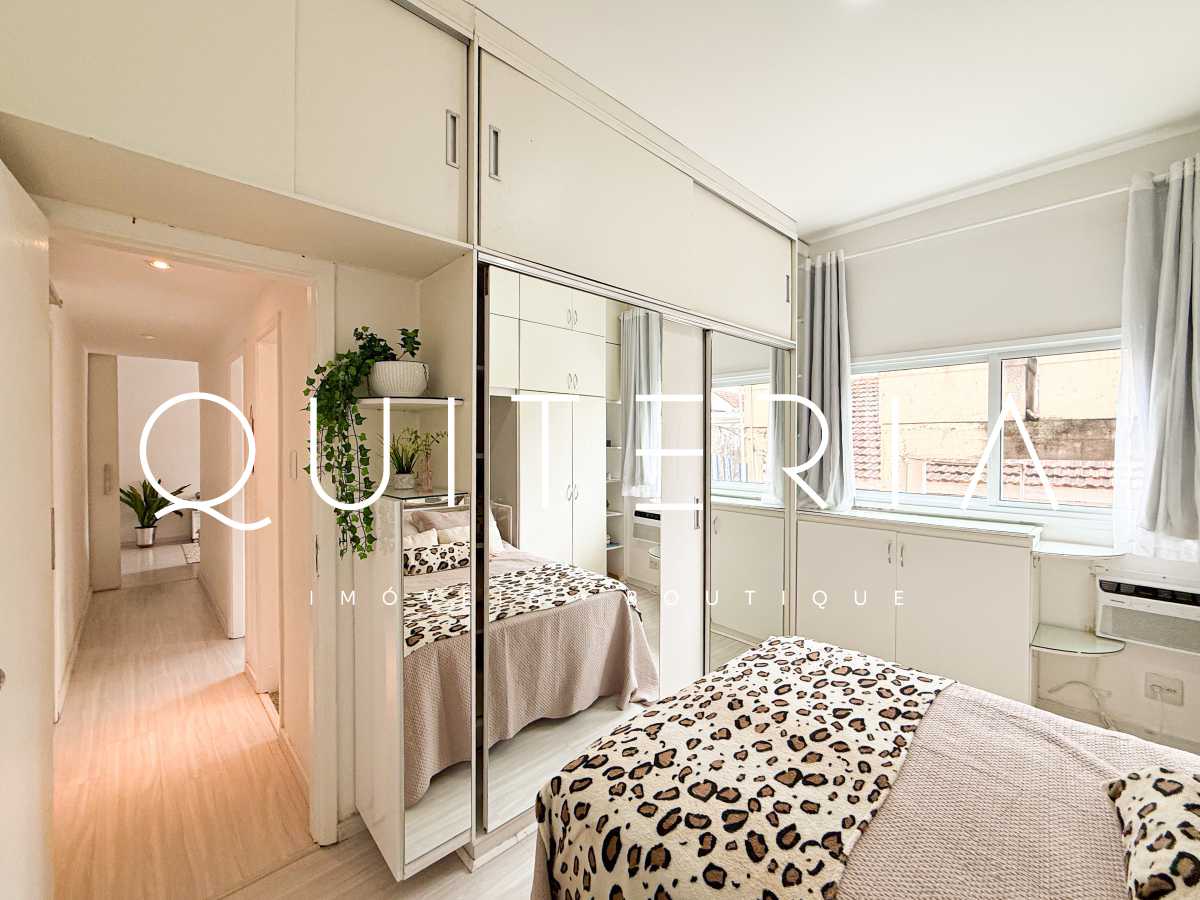 Conheça 2 quartos 1 suíte 1 vaga 24h do imóvel - Apartamento à venda totalmente reformado 2 quartos 1 suíte 1 vaga portaria 24h ideal para Airbnb Barão da Torre Ipanema - MQAP20583 - 16 2 quartos 1 suíte 1 vaga 24h - 16