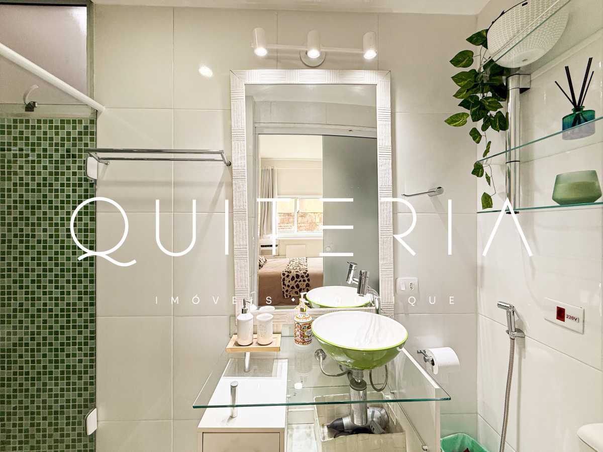 Conheça 2 quartos 1 suíte 1 vaga 24h do imóvel - Apartamento à venda totalmente reformado 2 quartos 1 suíte 1 vaga portaria 24h ideal para Airbnb Barão da Torre Ipanema - MQAP20583 - 19 2 quartos 1 suíte 1 vaga 24h - 19