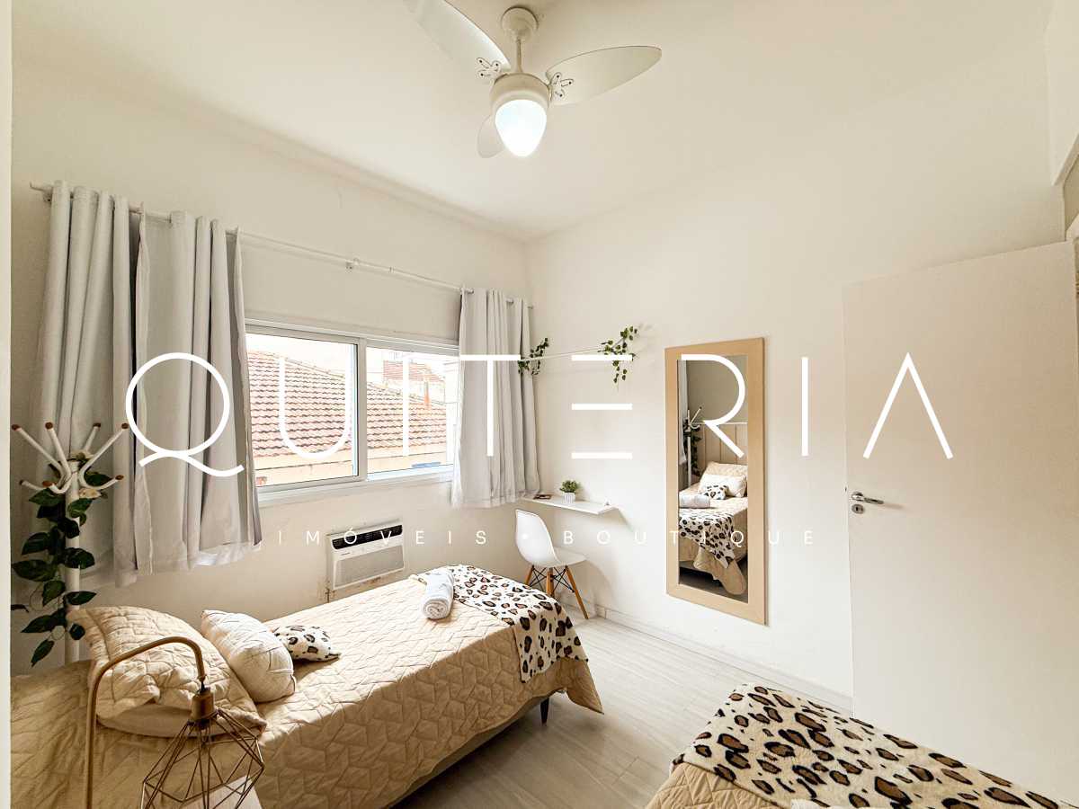 Conheça 2 quartos 1 suíte 1 vaga 24h do imóvel - Apartamento à venda totalmente reformado 2 quartos 1 suíte 1 vaga portaria 24h ideal para Airbnb Barão da Torre Ipanema - MQAP20583 - 21 2 quartos 1 suíte 1 vaga 24h - 21