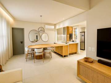 Apartamento a venda no Leblon, Rua Carlos Góis, Original 3 quartos, atual 2, 1 suíte com closet - MQAP20596