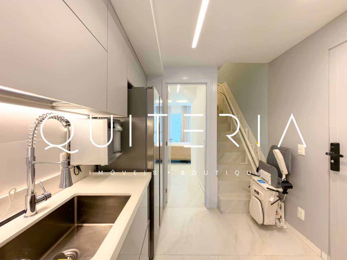 Conheça QUITERIA IMOVEIS BOUTIQUE do imóvel - Cobertura Duplex à venda em Ipanema, Rua Alberto de Campos, com 3 suítes, 1 vaga e piscina - MQCO30365 - 29 QUITERIA IMOVEIS BOUTIQUE - 29
