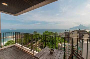 Condomínio Condomínio Mar do Sul - Arpoador Rua Fco. Otaviano - Apartamento com Varanda Vista Mar 2 Qtos 2 Vagas 87m² - MQAP20064