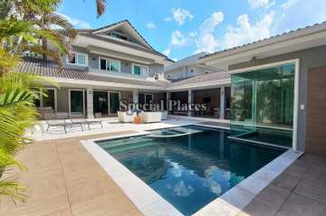 Condomínio Quintas do Rio, Barra - ACEITA PERMUTA! - Casa em Condomínio 4 quartos à venda Quintas do Rio, Barra - Barra da Tijuca, Rio de Janeiro - R$ 8.000.000 - BAC6294