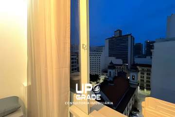 CENTRO: Sala e Quarto Mobiliado, Vista Panorâmica e Metrô Uruguaiana - PCAP10016