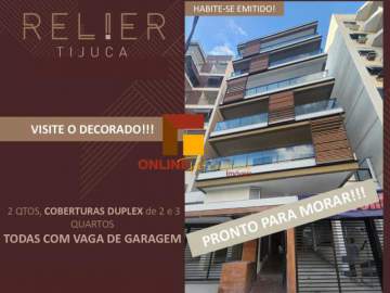 Lançamento - Apartamento RELIER TIJUCA 2 quarto C/Varanda 1 VAGA Doc ok aceit finac - NLAP20290