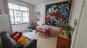 Apartamento à venda Rua Figueiredo Magalhães, Copacabana, Rio de Janeiro - R$ 590.000 - SLAP10009