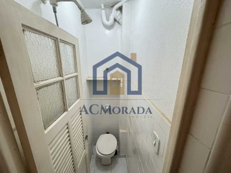 Conheça Banheiro de serviço do imóvel - Apartamento para alugar Rua Almirante Tamandaré, Flamengo, Rio de Janeiro - R$ 7.500 - ACAP30033 - 27 Banheiro de serviço - 27