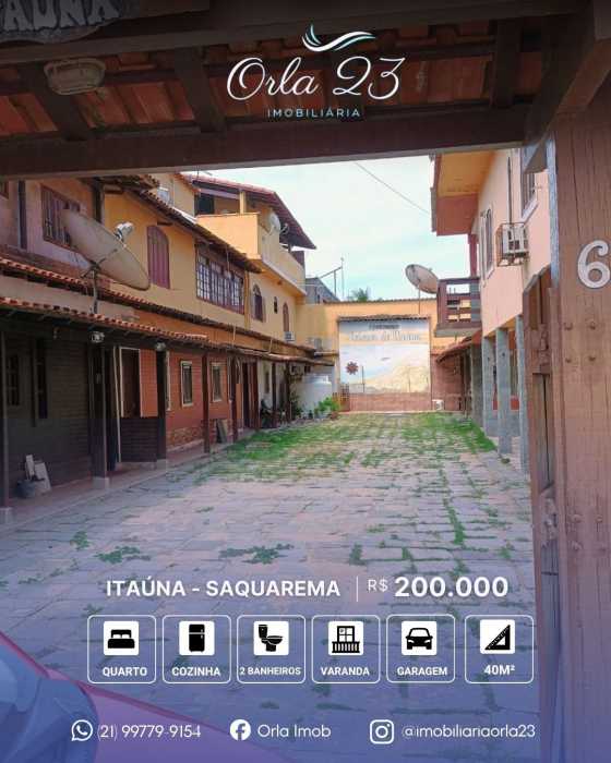 Conheça 1 do imóvel - Casa em Condomínio 1 quarto à venda Itaúna, Saquarema - R$ 200.000 - SAQ2315 - 1 1 - 1