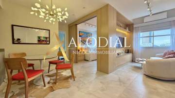 IDEAL PARA AIRBNB - Apartamento: residencial Leblon 71m² completamente reformado - ANAP20055