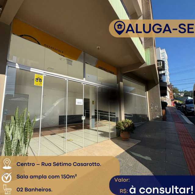 Conheça . . do imóvel - Sala comercial para locação, Centro - Seara. - PRSL00006 - 1 . . - 1