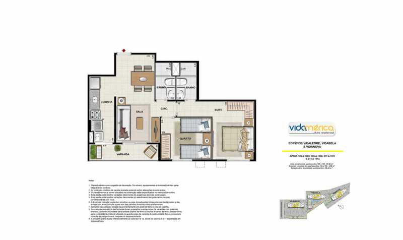 Conheça planta 1 do empreendimento - Fachada - Vidamerica Clube Residencial - 1019 - 26 planta 1 - 26