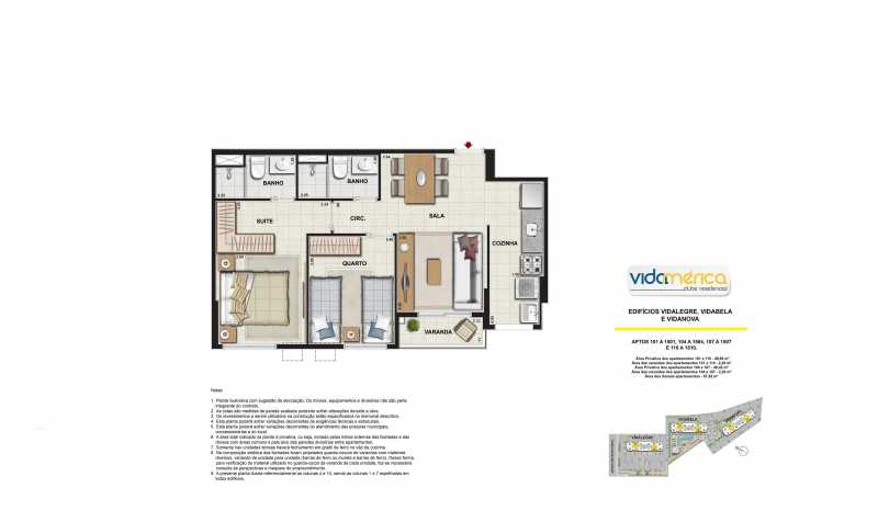Conheça planta 2 do empreendimento - Fachada - Vidamerica Clube Residencial - 1019 - 27 planta 2 - 27