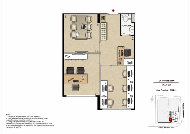 Conheça planta coluna 1 do empreendimento - Fachada - Maxxi Business Freguesia - 468 - 7 planta coluna 1 - 7