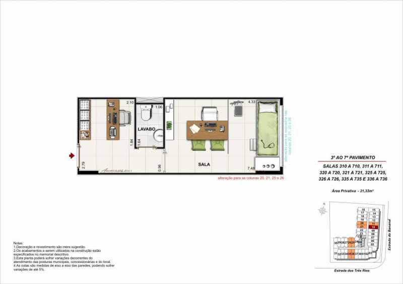Conheça Planta coluna 10 do empreendimento - Fachada - Maxxi Business Freguesia - 468 - 10 Planta coluna 10 - 10