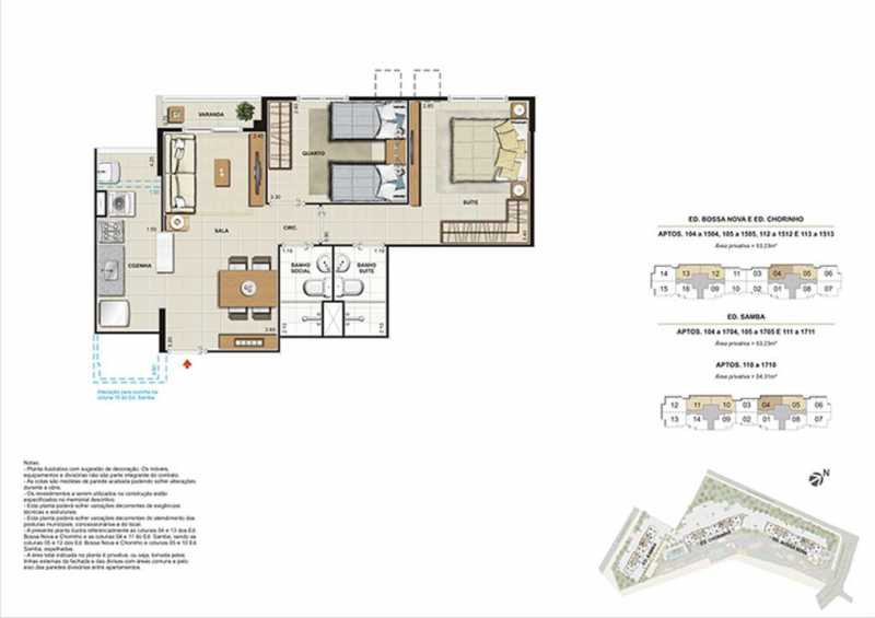 Conheça planta 1 do empreendimento - Fachada - Carioca Residencial - 693 - 23 planta 1 - 23