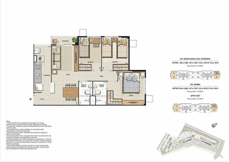 Conheça planta 2 do empreendimento - Fachada - Carioca Residencial - 693 - 24 planta 2 - 24