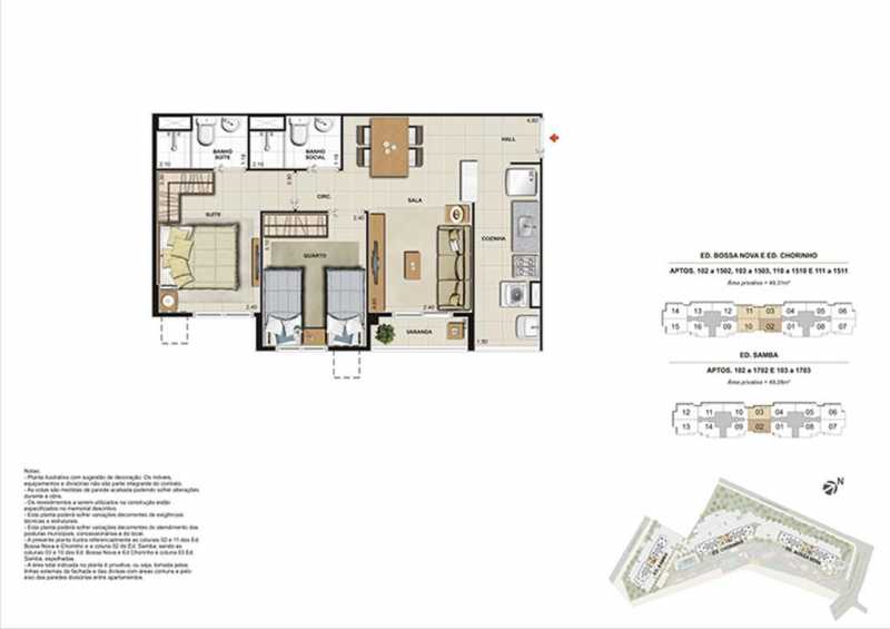 Conheça planta 4 do empreendimento - Fachada - Carioca Residencial - 693 - 26 planta 4 - 26