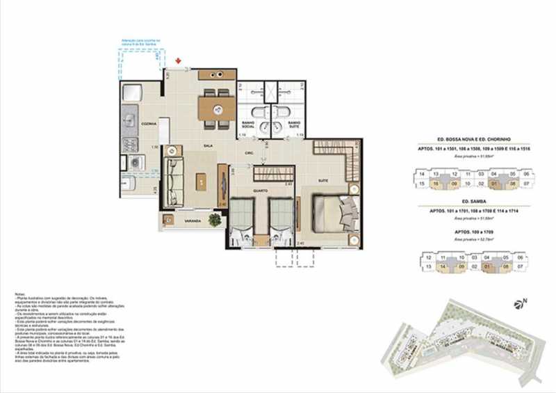 Conheça planta 5 do empreendimento - Fachada - Carioca Residencial - 693 - 27 planta 5 - 27