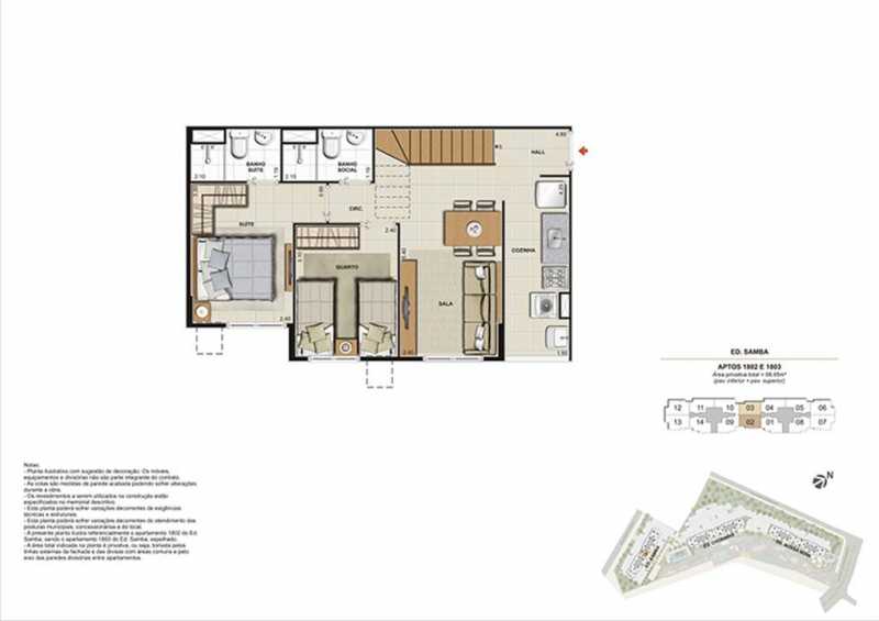 Conheça planta 6 do empreendimento - Fachada - Carioca Residencial - 693 - 28 planta 6 - 28