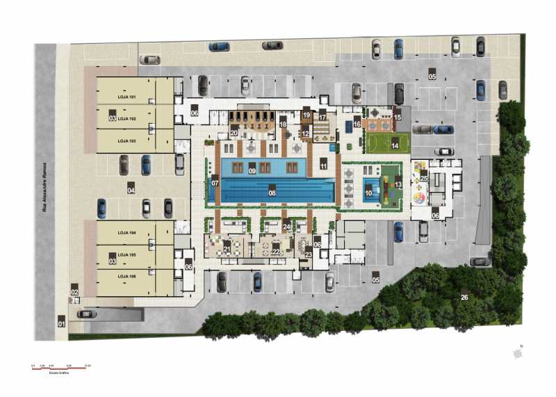 Conheça masterplan do empreendimento - Fachada - Brise Condomínio Club - 957 - 23 masterplan - 23