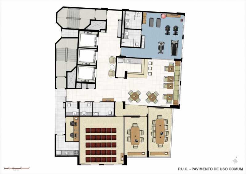 Conheça PUC do imóvel - Sala Comercial 21m² à venda Estrada dos Três Rios,Freguesia (Jacarepaguá), Rio de Janeiro - R$ 180.000 - FRSL00057 - 6 PUC - 6