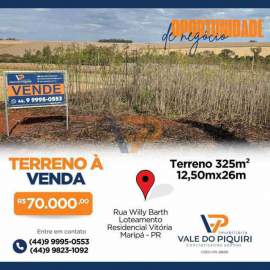 Lote à venda Maripá, Maripá - R$ 70.000 - VPLT00007 Lote à venda Maripá, Maripá - R$ 70.000 - VPLT00007