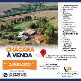 Chácara Rural à Venda em Maripá-PR | Vale do Piquiri - VPCH00003 Chácara Rural à Venda em Maripá-PR | Vale do Piquiri - VPCH00003
