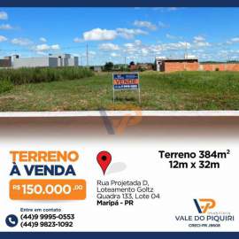 Terreno Residencial à venda Maripá,PR Maripá - R$ 150.000 - VPTR00001