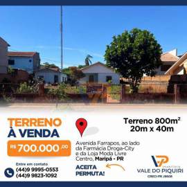 Terreno Residencial à venda Maripá,PR Maripá - R$ 700.000 - VPTR00002