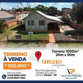 Lote à venda Maripá,PR Maripá - R$ 500.000 - VPLT00021