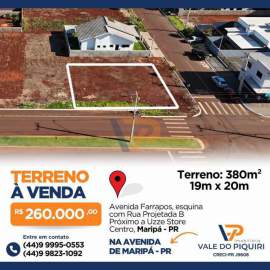 Lote à venda Maripá,PR Maripá - R$ 260.000 - VPLT00023