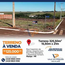 Lote à venda Maripá,PR Maripá - R$ 125.000 - VPLT00027